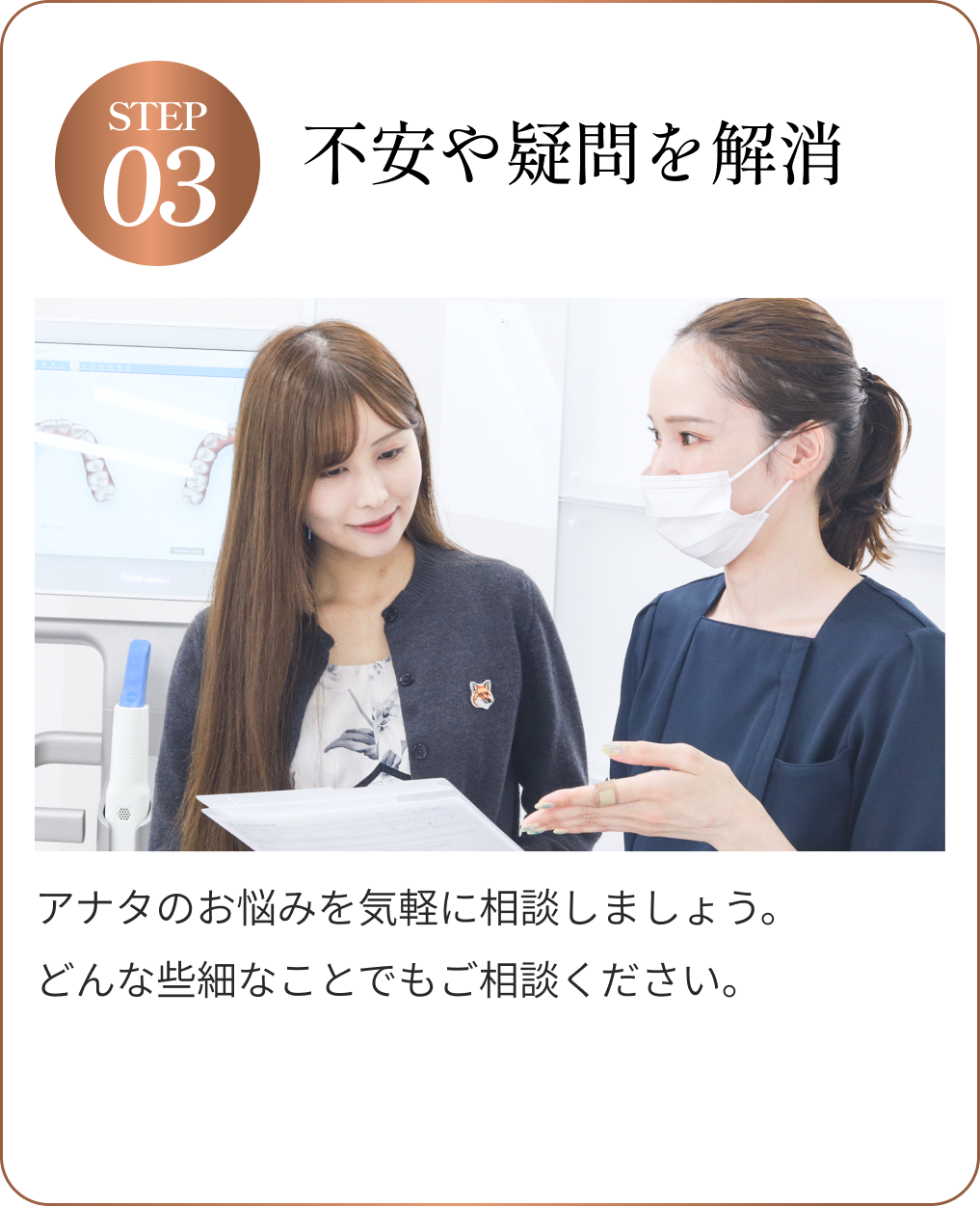 初回検診の流れ